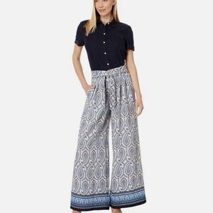 Tommy Hilfiger Women’s Paisley-Print Paperbag-Waist Pants